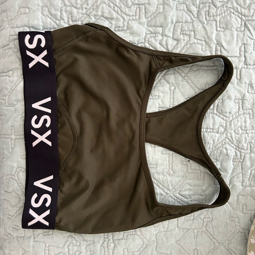 VSX Olive Green Sports Bra